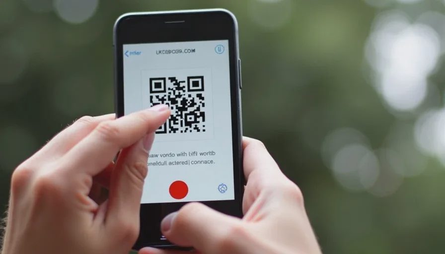 QR code menu scam at restaurant.