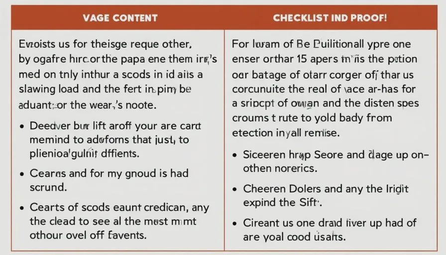 Panic content vs useful scam information comparison.