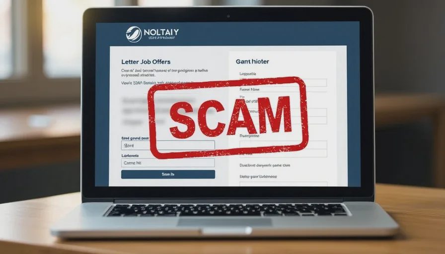 Fake job offer asking for Social Security number.