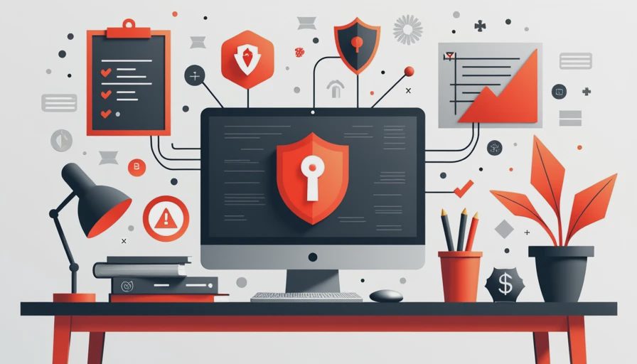 Illustration for computer virus prevention